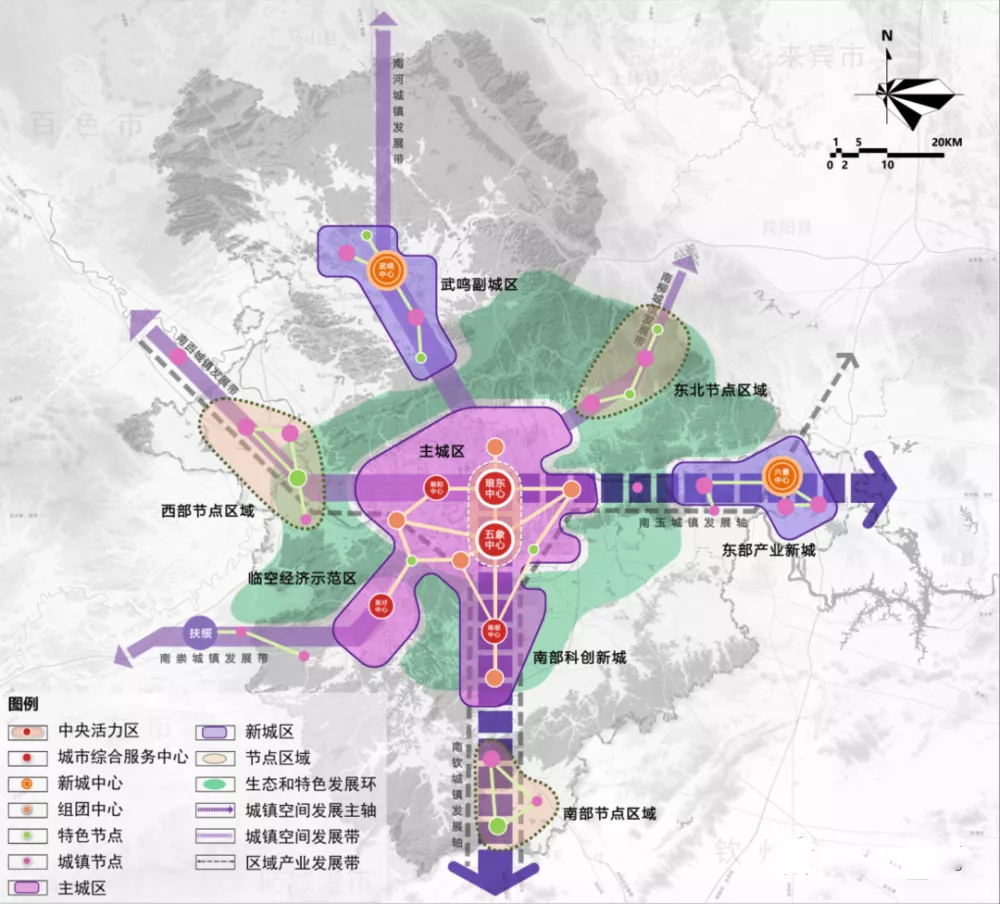 南宁空港规划图